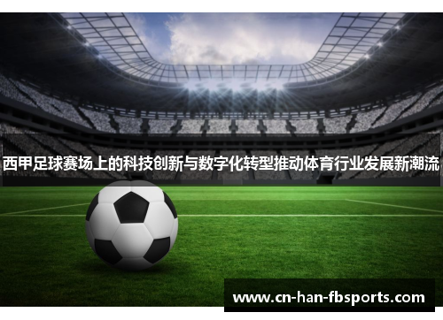 西甲足球赛场上的科技创新与数字化转型推动体育行业发展新潮流
